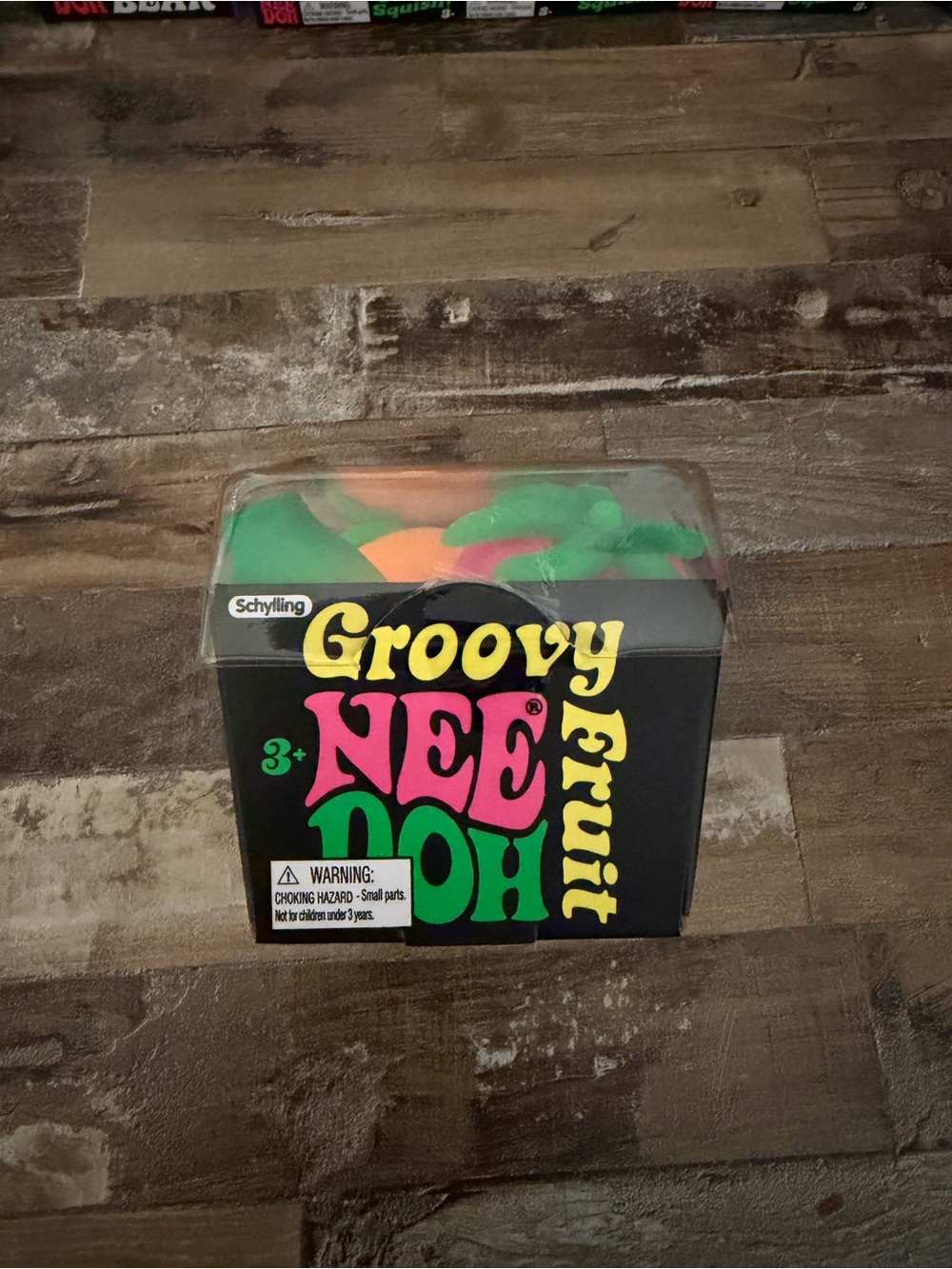 Needoh Groovy Fruit Stress Ball Pack - banana, orange and strawberry